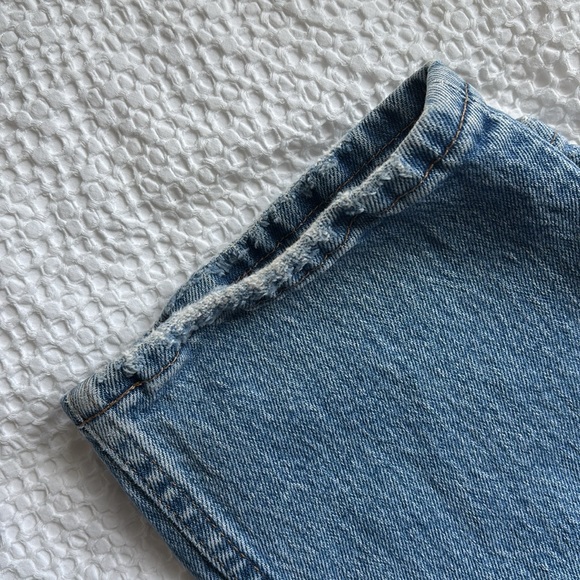 Abercrombie 90s Straight Ultra High Rise Size 24 00 Short - Picture 5 of 7